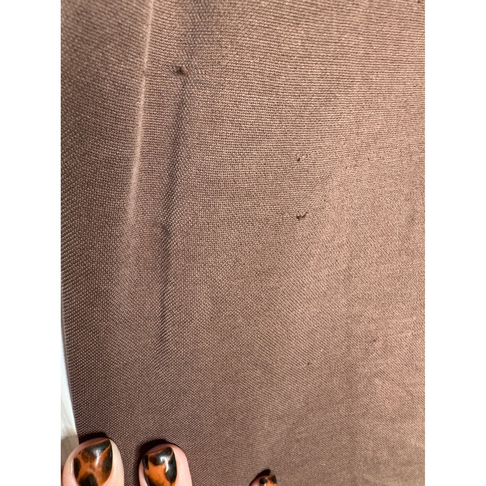 HOODIES Woman's‎ Size M Brown Paperbag Waist Tie Cropped Pants - Picture 5 of 5